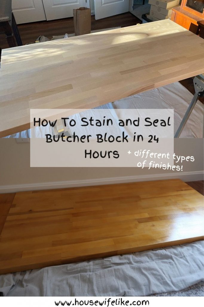 How to Stain and Seal Butcher Block