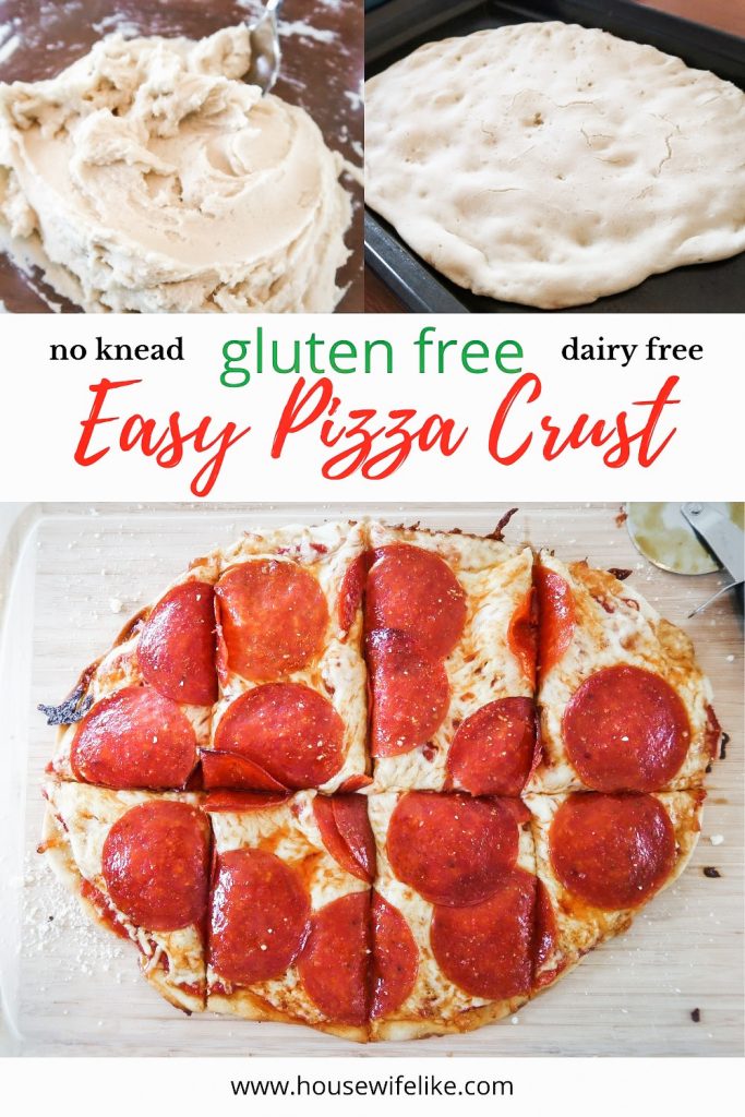 Gluten Free Easy Pizza Crust Housewifelike